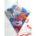 Custom printed diamond shape kite , promotional dimond kite , funny children kite